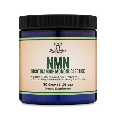 NMN Double Wood (Anti-Aging) - Nicotinamide Mononucleotide (ผง 30 กรัม) เอ็นเอ็มเอ็น