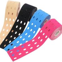 【LZ】 1 Rolls Perforated Breathable Muscles Kinesio Tape Athlete Care Elastic Sports Joelheira Bandage Physio Therapeutic Tape 5cmx5m