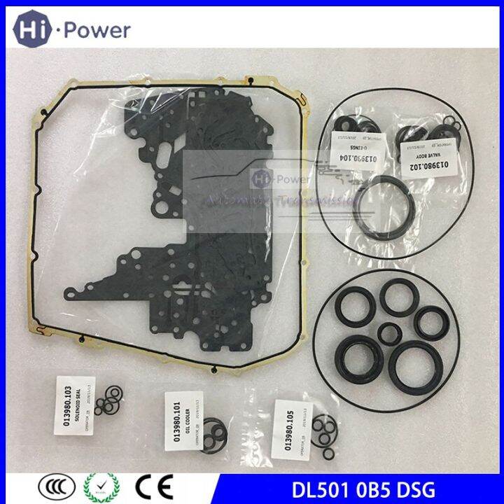 DQ501 0B5 OB5 Gearbox Transmission Clutch Rebuild Kit Overhaul Gasket