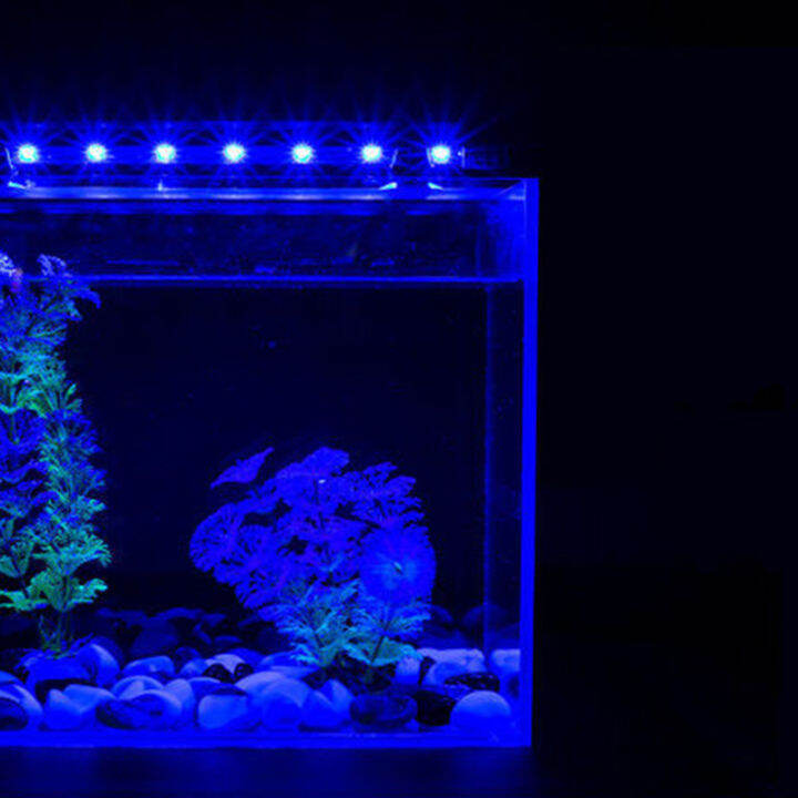 Aquarium Light Fish Tank Light Under Water Light Submersible Crystal