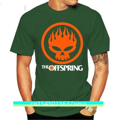 The Offspring Skull Logo Rock Band Mens Black Tshirt Size S To 3Xl Tee Shirt Funny Cotton