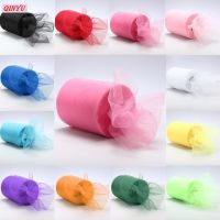 【YF】☁♈✤  Tulle Roll 15CMx22M  Fabric Spool Tutu Birthday Wrap Wedding Decoration tulle organza roll Supplies 6z