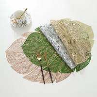 Wipeable Decorative Fashion Oil-proof Turtle Leaves PVC Wedding Annersary Dinner Table Mat Placemat Hollow