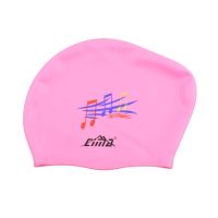 +‘； Waterproof S Swimming Hat Women Long Hair Swim Cap Diving Hats Extra Large Size Music Natacion Silicone Big Caps