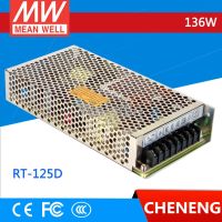 MEAN WELL 5V 8A 24V 3A 12V 2A RT-125D 136W 110V 220V AC-DC Triple Output Drive Switching Power Supply SMPS 3 Road 3 Channel