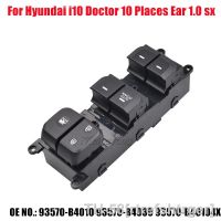 ₪ Car Accessories For Hyundai i10 Doctor 10 Places Ear 1.0 sx 2013-2017 Car Front Left Window Control Switch OEM 93570-B4010