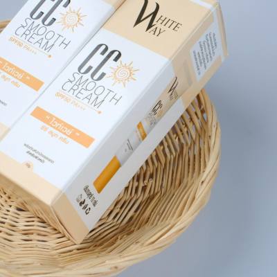 ราคาพร้อมส่ง White way CC smooth cream SPF50 PA+++  10 g