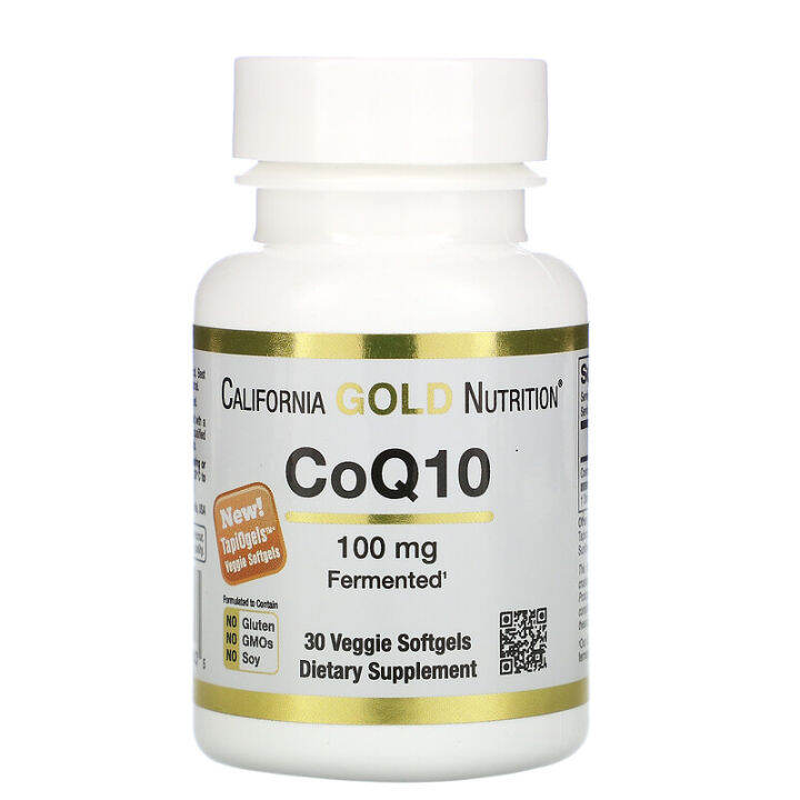 California Gold Nutrition, CoQ10, 100 Mg, 30 Veggie Softgels | Lazada PH