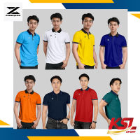 เสื้อโปโลผู้ชาย CADENZA (คาเดนซ่า) รุ่น CL-14 MEN สีฟ้า/ขาว/กรมท่า/น้ำเงิน- ผ้า Micro polyester 100%