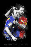 โปสเตอร์ ชาบี Xavi Barcelona โปสเตอร์ติดผนัง ของแต่งบ้าน ของตกแต่งห้องนอน 77poster