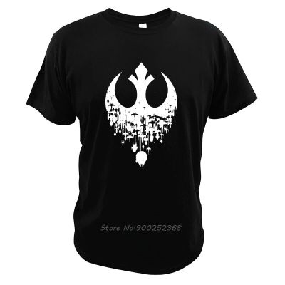 [COD]เสื้อยืด ผ้าฝ้าย พิมพ์ลายภาพยนตร์ Jedi Knight Rebel Cool Digital สําหรับผู้ชายS-5XL  9FVV