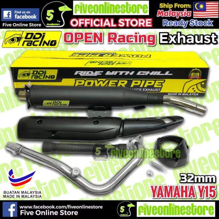 ODI Racing Exhaust Pipe Yamaha Y15 Y15zr 32mm Open Racing Muffler Ekzos