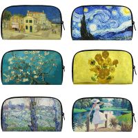 【CC】 Painting Night Wallet Van Gogh Purse Credit Card Holders Money Men Handbag Wallets