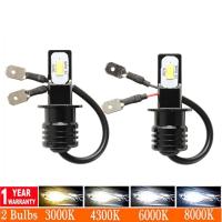 [ANYA Auto Parts] 2ชิ้น T1ขนาดเล็กสว่างมากไม่มีข้อผิดพลาด Led H1ไฟตัดหมอก H3 H7 H11 9006 H4ขับรถอัตโนมัติ Canbus ไฟหน้ารถไฟ