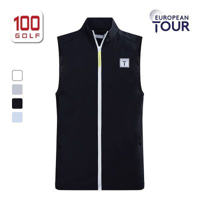 EuropeanTour European Tour golf clothing mens casual sports vest 22 autumn and winter double-layer golf