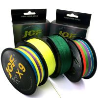 【LZ】﹍▧❆  JOF-Linha Trançada Linha de Pesca da Carpa Tecer Pesca de Água Salgada Multifilamento PE X9 500m 300m 100m