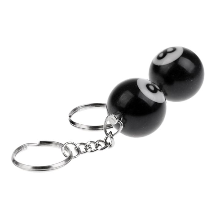 16-pcs-billiard-pool-keychain-snooker-table-ball-key-ring-gift-lucky-no-8-keychain-25mm