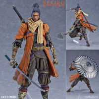 Figma ฟิกม่า จากวิดีโอเกมส์แอ็กชั่นผจญภัยของ Activision Blizzard แอคติวิชัน บลิซซาร์ด Sekiro Shadows Die Twice เซกิโระ แชโดวส์ดายทไวซ์ เซกิโร่ DX Edition Wolf หมาป่า เซคิโระแขนเดียว นักรบแขนกล นินจา Ver Action Figure แอ็คชั่น ฟิกเกอร์ Anime Hobby โมเดล