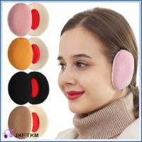 JXFTKM ผู้ใหญ่ เด็ก Ear Protection ขนแกะ Ear Warmers ที่อุ่นหูแบบไม่มีแถบ ที่ปิดหูกันหนาว Ear Cover ที่ปิดหู