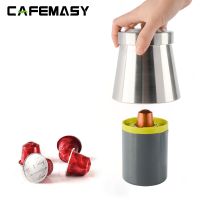 【YF】 Cápsulas De Café Reciclagem Box Pó Resíduo Ferramenta Reciclagem Espresso Dump Bin Moer Resíduos para Nespresso