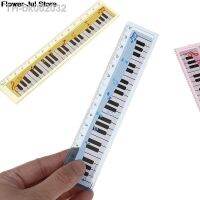 ♨▩▲ 1pc Ruler Creative 15cm Cute Cartoon Piano Musical Note Ruler bookmarks School Student Ruler gift ruler color random