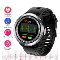 สร้อยข้อมือฟิตเนส M18 Plus ECG PPG สมาร์ทวอทช์24H อุณหภูมิร่างกาย1.3นิ้วสมาร์ทวอทช์วัดปริมาณออกซิเจนในเลือดเครื่องติดตามการออกกำลังกายอัตราการเต้นของหัวใจ