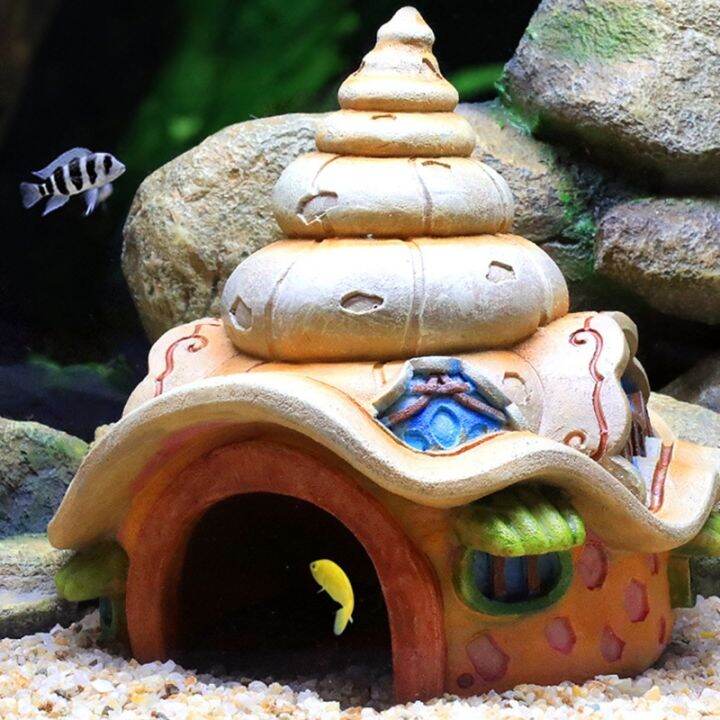 new-arrival-resin-aquarium-ตกแต่ง-hideout-ตู้ปลา-ornament-house-tropical-betta-breeding-rest-เล่น-cave-4ภูมิทัศน์