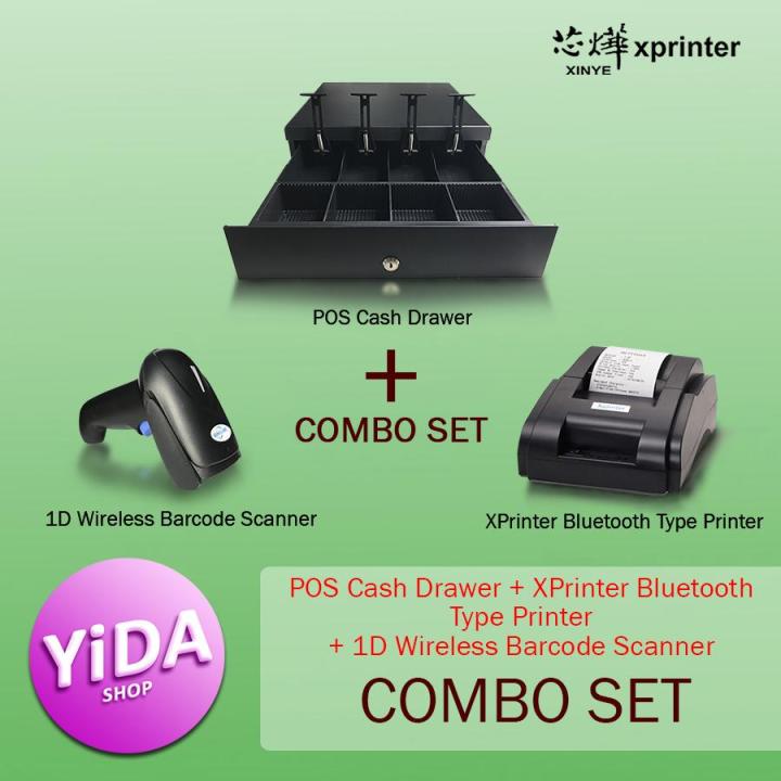 Yida Shop Xprinter Xp 58 Iih Bluetooth Usb Thermal Cash Receipt Pos Printer Cash Drawer 7018