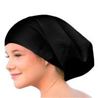 【CW】Swimming Caps Extra Large Silicone Swim Cap High Elasticity Swimming Hat Unisex Swim Cap With Ear Cover For Long Hair Braids