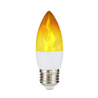 LED Flame Effect Light Bulb AC85-265V E14 E27 B22 Multiple Modes Creative Flame Lamp Christmas Halloween Home For Decor Lighting