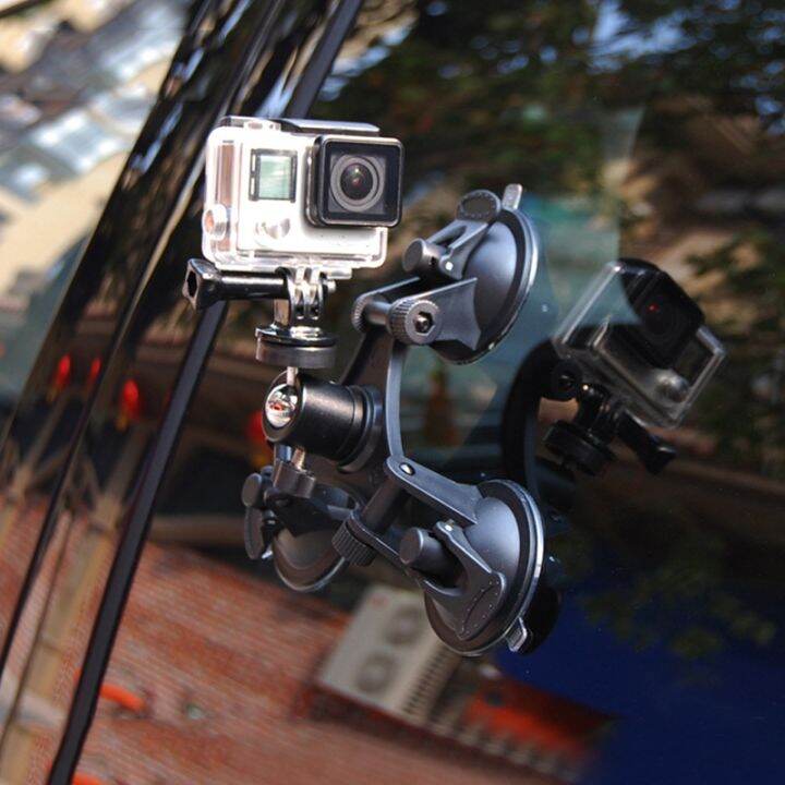 car-holder-triple-vacuum-suction-cup-mount-for-pocket-camera-stabilizer-accessory-with-expansion-adapter