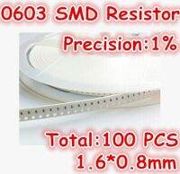 【No-profit】 EuroZone mall 100ชิ้น/ล็อต0603 1% 1K2 1.2K SMD