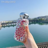 ☂♘ 20pr3412 Portátil espumante Rhinestone isolamento garrafa térmica vácuo frasco água garrafa café xícara caneca bolso copo aço inoxidável pet