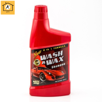 แว็กซี่ วอช แอนด์ แว็กซ์ แชมพูล้างรถสูตรผสมซิลิโคนแว็กซ์ ขนาด 1000 ซีซี Wash &amp; Wax 2 in 1 Formula WAXY 1000 ml รหัสสินค้า li1868pf