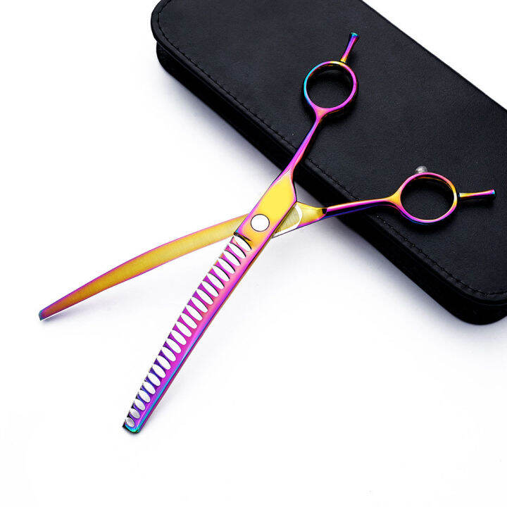 7-8-under-curved-pet-dog-scissors-high-end-japan-440c-thinning-shears-dogs-cats-grooming-scissors-hair-trimming-tools-tesoura