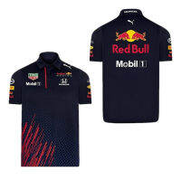 ใหม่ F1ชุดแข่งรถกระทิงแดงเสื้อเชิ้ตโปโลแข่งฤดูร้อนผู้ชายกีฬากลางแจ้ง Quick-Drying Breathable เสื้อยืดแขนสั้น