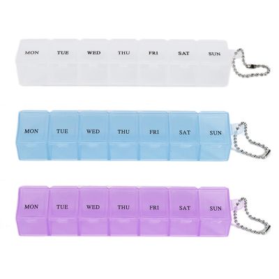 【CW】۞▫۞  7 Days Pill Medicine Weekly Tablet Holder Storage Organizer Splitters 3 Colors