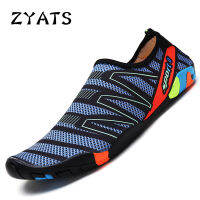 ZYATS รองเท้าน้ำผู้ชายและผู้หญิง Sepatu Anak เสื้อยืดผู้หญิงแฟชั่นที่มีคุณภาพการว่ายน้ำและรองเท้าโยคะเด็กชายและเด็กหญิงท่องน้ำรองเท้าถุงเท้าสำหรับชายหาดขนาดใหญ่35-46