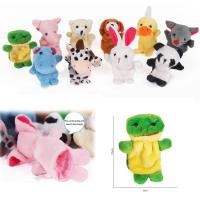 1/20Pcs Baby Plush Toy Cartoon Animal Family Finger Puppet Role Play Tell Story Cloth Doll Educational Toys For Children Kids