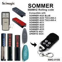 【Hot item】 1Pcs 4ปุ่ม Sommer 4020 4026เปลี่ยนรีโมทคอนโทรล Sommer Gate Garage Command 868.35Mhz Rolling Code