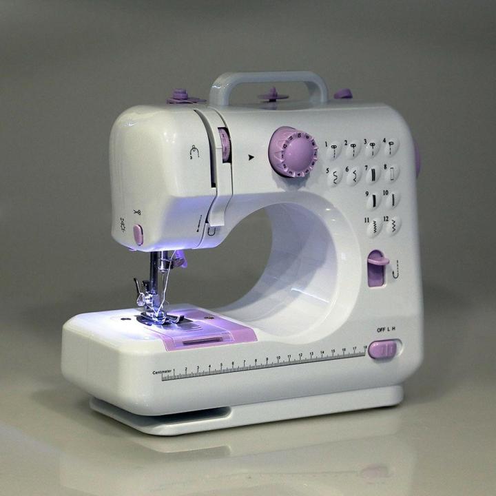 sewing-machine-new-step-asia-จักรเย็บผ้าไฟฟ้าไร้สาย-12-ตะเข็บระบบด้ายคู่-ปรับความเร็วได้-2-ระดับ