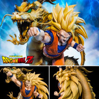 Figure ฟิกเกอร์ Figuarts ZERO จากการ์ตูนเรื่อง DBZ Dragon Ball Z ดราก้อนบอล แซด Super Saiyan 3 Son Goku ซุปเปอร์ไซย่า ซง โกคู โงกุน คาคาล็อต เทพเจ้ามังกร สีทอง Chougekisen Extra Battle Ryuken Bakuhatsu หมัดมังกรระเบิด Ver Anime Hobby โมเดล ตุ๊กตา อนิเมะ