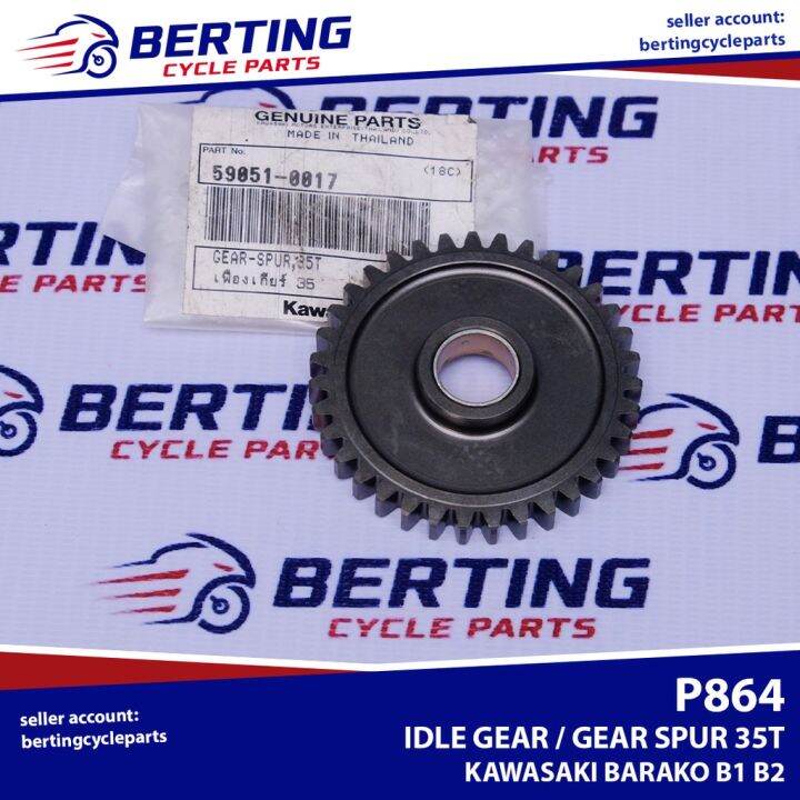 （Half price for all） IDLE GEAR SPUR 35T Kawasaki Barako Genuine 59051 ...