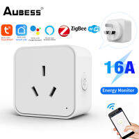 Aubess WiFi/Zigbee Smart Socket ปลั๊ก AU อัจฉริยะพร้อม Power Monitor ซ็อกเก็ตไร้สาย Timing ทำงานร่วมกับ Google Home Alexa-Cgefeng