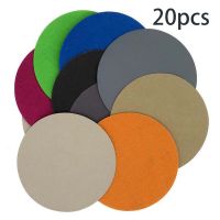 20pcs 125 Mm/5 Inch Hook And Loop 3000/5000/7000/10000 Grit Round Sand Paper Sanding Discs Sanding Paper Disc Polish Sand Sheet Cleaning Tools