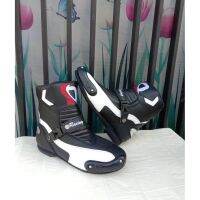 Motorcycle Touring Shoes Men Bikers Boots Drag Race Sliding Shoes DLN Racing Guys Turing NEW