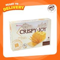 Crispy Joy บิสกิตรสชีส ตรา คริสปี้ จอย 45 กรัม x 4 ซอง (180 กรัม) แครกเกอร์รสชีส กรอบ อร่อย ทานคู่กับกาแฟ