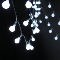 ❦ LSDM New Year 1.5/2/3/4/5/10M LED Holiday Fairy Garland Ball String Lights Globe Wedding Home Decoration Battery Rope Lights