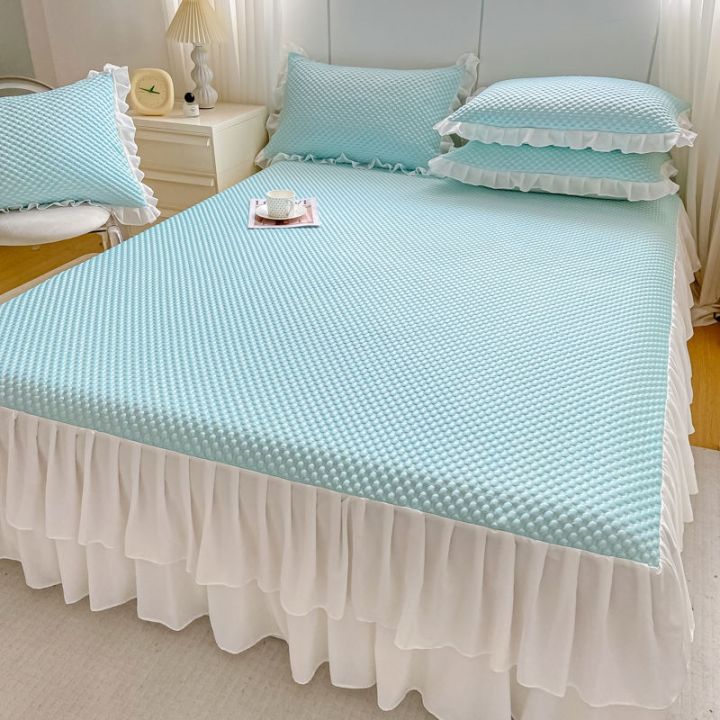 doudou-bed-skirt-three-piece-conditioning-mattress-thin-non-slip