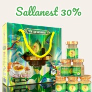 Salanest - Yến Sào Salanest chưng đông trùng hạ thảo 30% Yến tươi